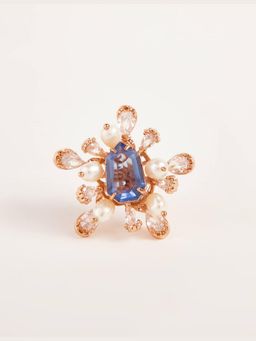 Outhouse - Lana Stud Blue Earrings