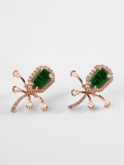 Outhouse - The Faena Mini Stud Green Earrings
