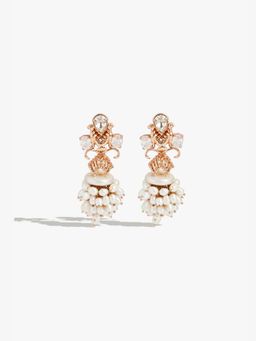 Outhouse - Sacred Union Pearl Drop White Earrings