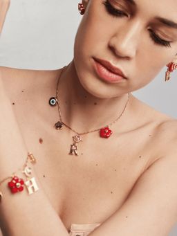 Outhouse - Bisou Love Links Multicolor Necklace