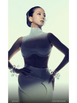 Outhouse - Jisoo In Aqua Relic White Bangles