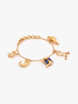 Outhouse - The Zodiac Series - Gemini Charm Blue Bracelet