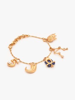 Outhouse - The Zodiac Series - Libra Charm Blue Bracelet