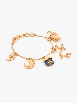 Outhouse - The Zodiac Series - Sagittarius Charm Blue Bracelet
