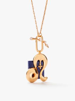 Outhouse - Leo Zodiac Blue Pendant with Chain