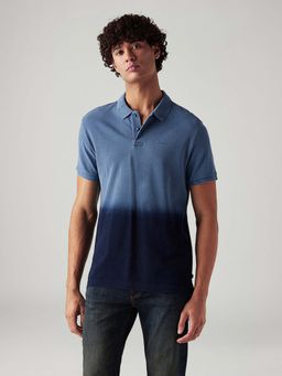 Levi's - Men's Ombre Blue Slim Fit Polo T-Shirt