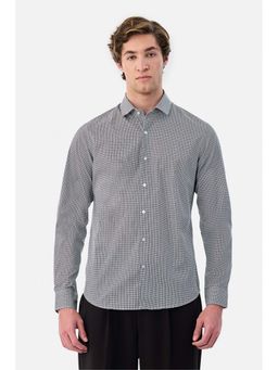 Snitch - Black Full Sleeves Slim Formal Shirt for Men