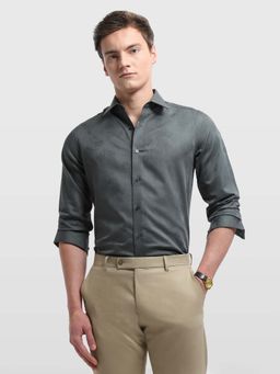 Arrow Newyork - Men's Grey Manhattan Slim Fit New York Shirt