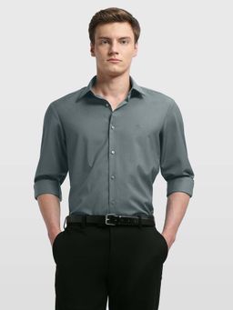 Arrow Newyork - Men's Grey New York Snug Skinny Fit Shirt