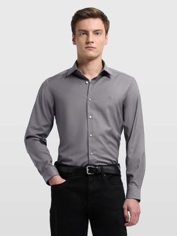 Arrow Newyork - Men's Grey New York Snug Skinny Fit Shirt