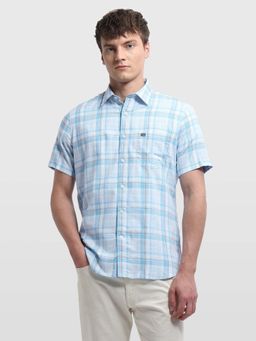 Arrow Sports - Men's Plaid Checked Aquarelle Drift Shirt