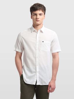 Arrow Sports - Men's White Regular Fit Sage and Sun Shirt