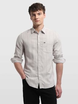 Arrow Sports - Men's Vertical Striped Chelsea Slim Fit Shirt