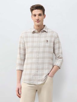 U.S. Polo Assn. Denim Co. - Men's Plaid Checked Motel On The Coast Shirt