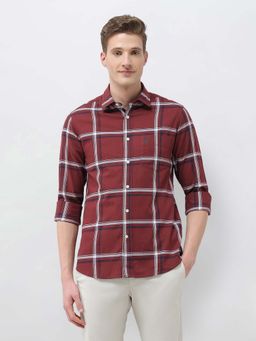 U.S. POLO ASSN. - Men's Windowpane Checked New Port Marina Shirt