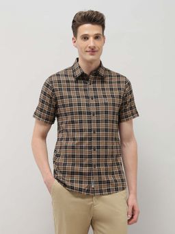 U.S. POLO ASSN. - Men's Plaid Checked Elevnado Regular Fit Shirt