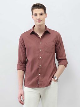 U.S. POLO ASSN. - Men's Mauve New Port Marina Dobby Shirt