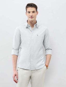 U.S. POLO ASSN. - Men's Grey Casa De Campo Solid Shirt