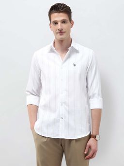 U.S. POLO ASSN. - Men's Vertical Striped Tailored Fit Shirt