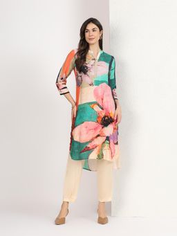 Mamicha - Multi-Coloured Trishala Kurta Set