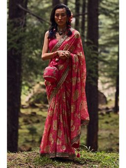 Paulmi & Harsh - Osiria Pre Draped Saree with Stitched Blouse