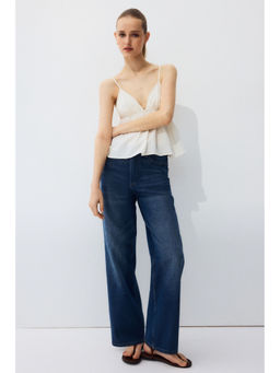 H&M - Women Blue Straight High Jeans