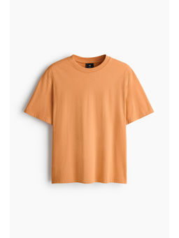 H&M - Men Orange Loose Fit T-Shirt