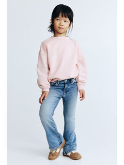 H&M - Girls Blue Super Soft Flared Leg Jeans