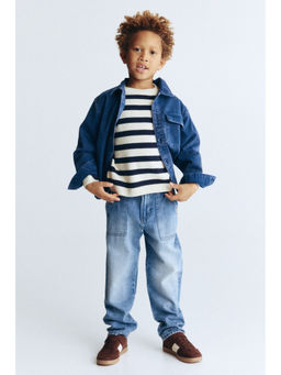 H&M - Boys Blue Loose Fit Straight Leg Jeans