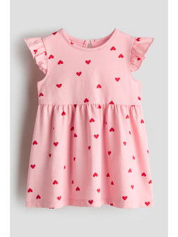 H&M - Girls Pink Cotton Dress