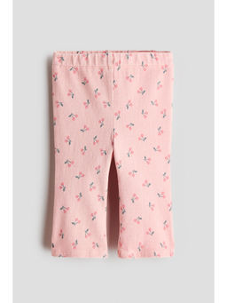 H&M - Girls Pink Flared Jersey Jeans