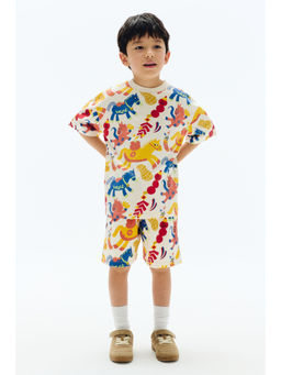 H&M - Boys White 2-Piece Co-Ord Set