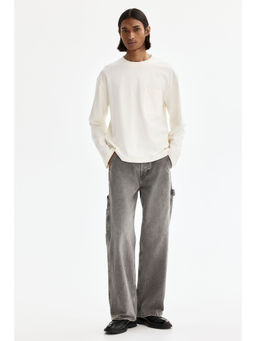 H&M - Men Grey Loose Carpenter Jeans