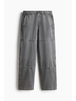 H&M - Men Grey Loose Fit Worker Jeans