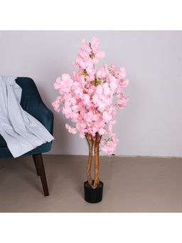 ARICK DECOR - 3.2 Ft Artificial Blossom Flowers Plant Trees With Pot