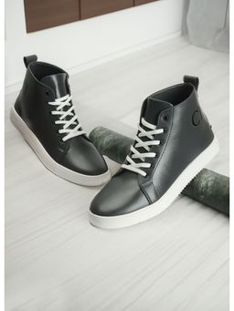 Carlton London - Mens Grey Color Solid Sneakers