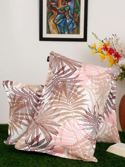 ARRABI - Multi-Color Floral Cotton Pillow Covers (Pack of 2)