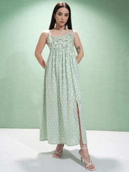 VISHUDH - Embroidered Maxi Dress