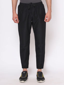 Dida - Men Black Classic Stretchable Regular Comfort Dry-Fit Multi-Purpose Sports Track Pant