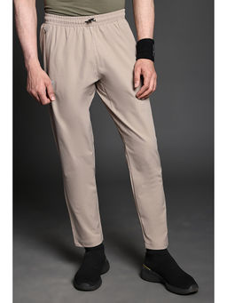 Dida - Men Beige Light Durable Regular Comfort Dry-Fit Activewear Athletic Track Pant