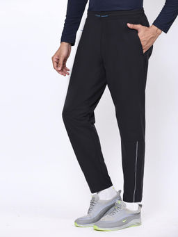 Dida - Men Black Light Trendy Regular Comfort Dry-Fit Multi-Purpose Active Track Pant