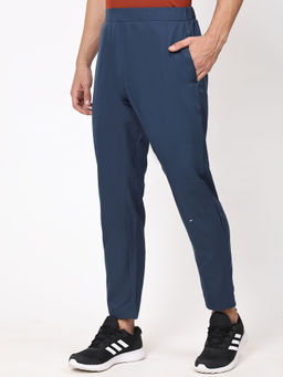 Dida - Men Blue Trendy Durable Regular Comfort Dry-Fit Activewear Sports Track Pant