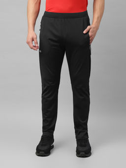 Dida - Men Black Light Classic Regular Comfort Dry-Fit Athletic Outdoor Sports Track Pant