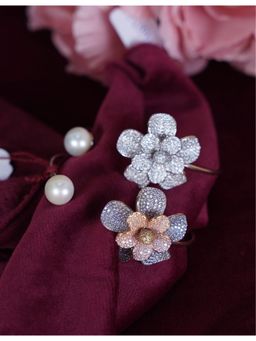 Silverings - 925 Sterling Silver Multi-Color Heirloom Pearl Cuff