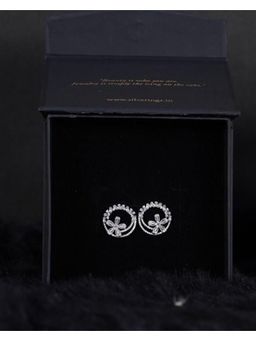 Silverings - 925 Sterling Silver White Fiona Earrings