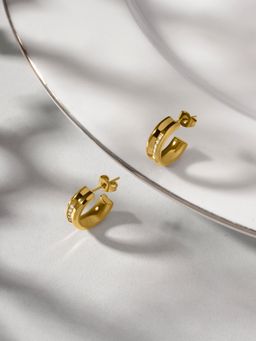 Palmonas - White Classic Mini Hoop Earrings