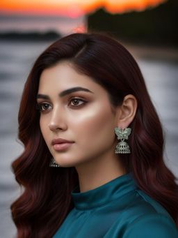 Accessher - Oxidised Silver Butterfly Boho Style Jhumka Earrings
