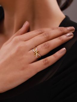 Voylla - Multi-Color Flow Tide Orbit Hoop Ring