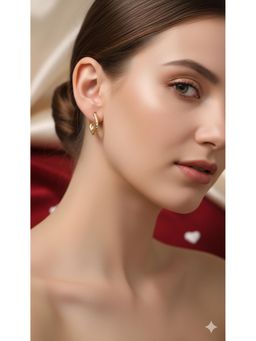 Kraft Smiths - Gold Classic Twist Hoop Earrings