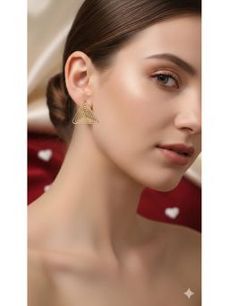 Kraft Smiths - Golden Prism Studs Earrings